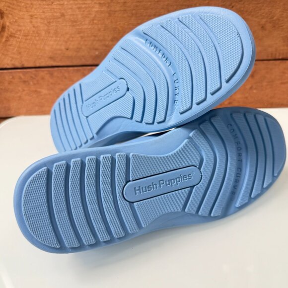 Hush Puppies Shoes Size 11 Mens Oxford Surf Blue Leather GIL Strap Low Top NIB - Picture 7 of 9